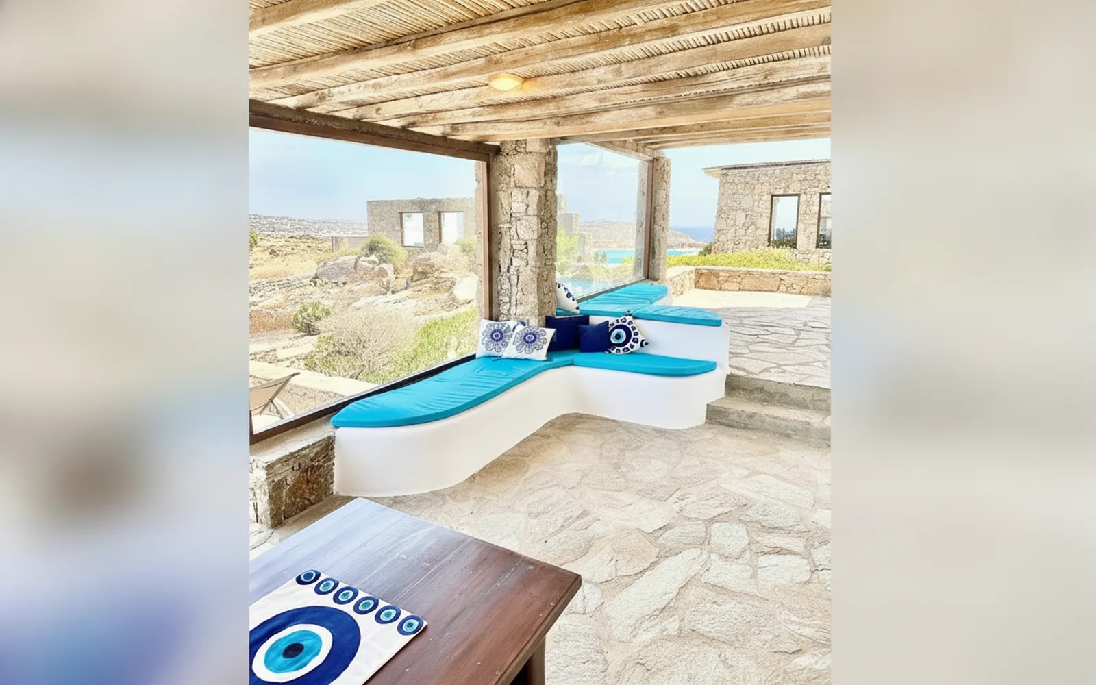 Esterni di Villa Ruffi Mykonos, Grecia (foto 18)