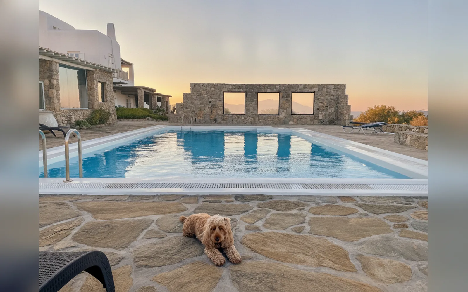 Esterni di Villa Ruffi Mykonos, Grecia (foto 2)