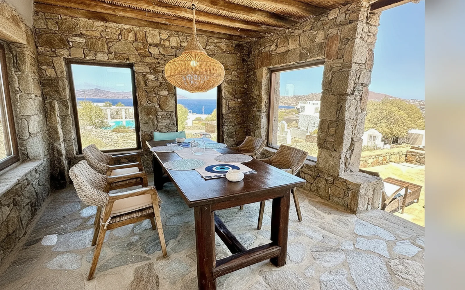 Esterni di Villa Ruffi Mykonos, Grecia (foto 20)