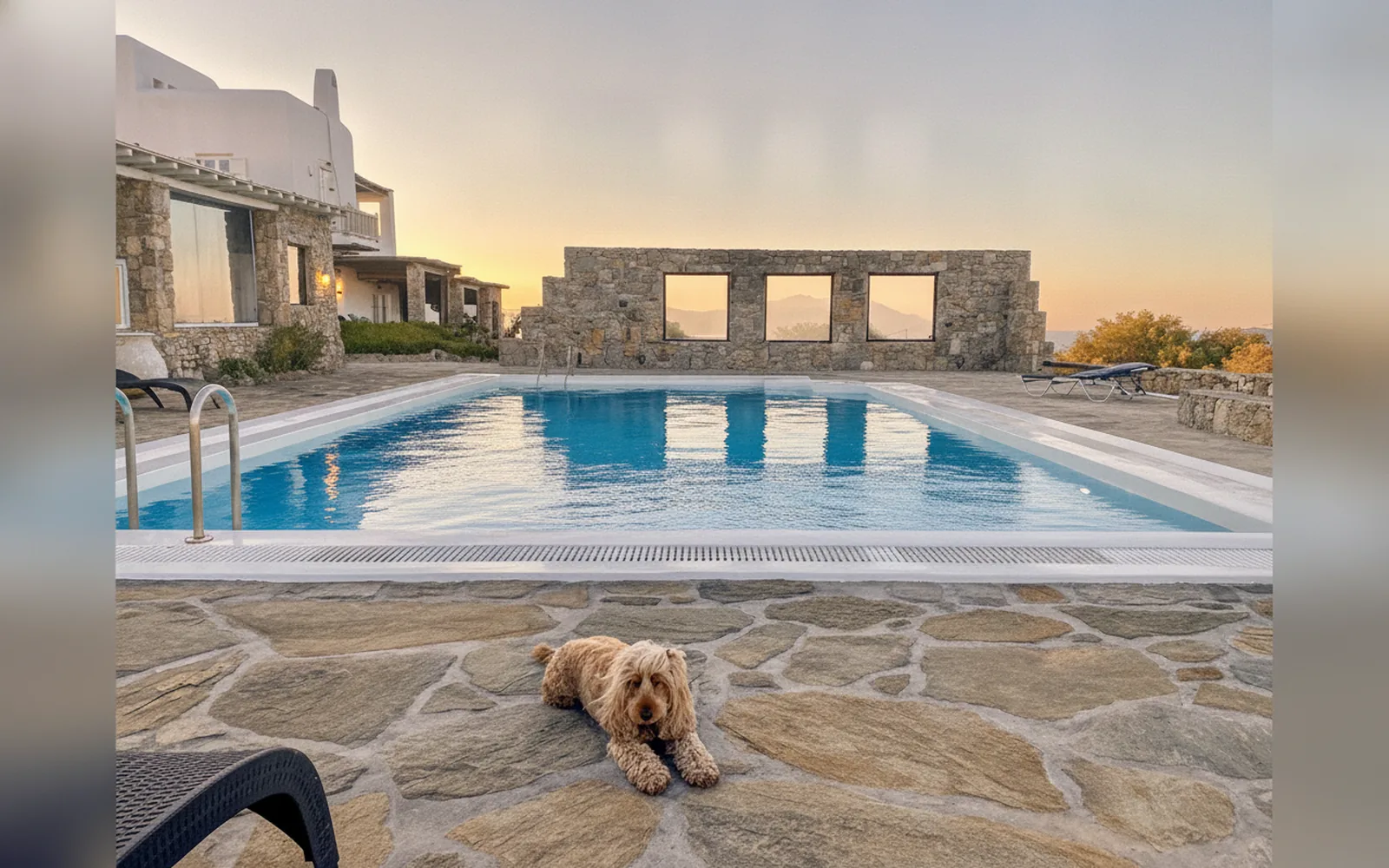 Esterni di Villa Ruffi Mykonos, Grecia (foto 21)