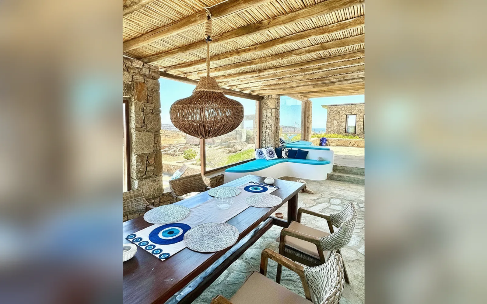Esterni di Villa Ruffi Mykonos, Grecia (foto 27)