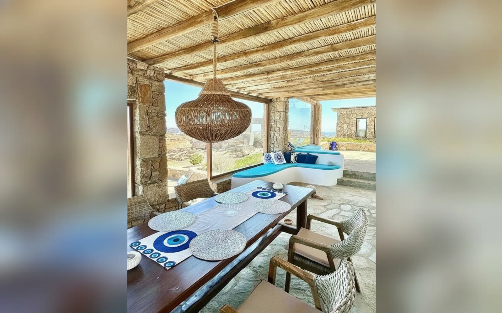 Esterni di Villa Ruffi Mykonos, Grecia (foto 36)
