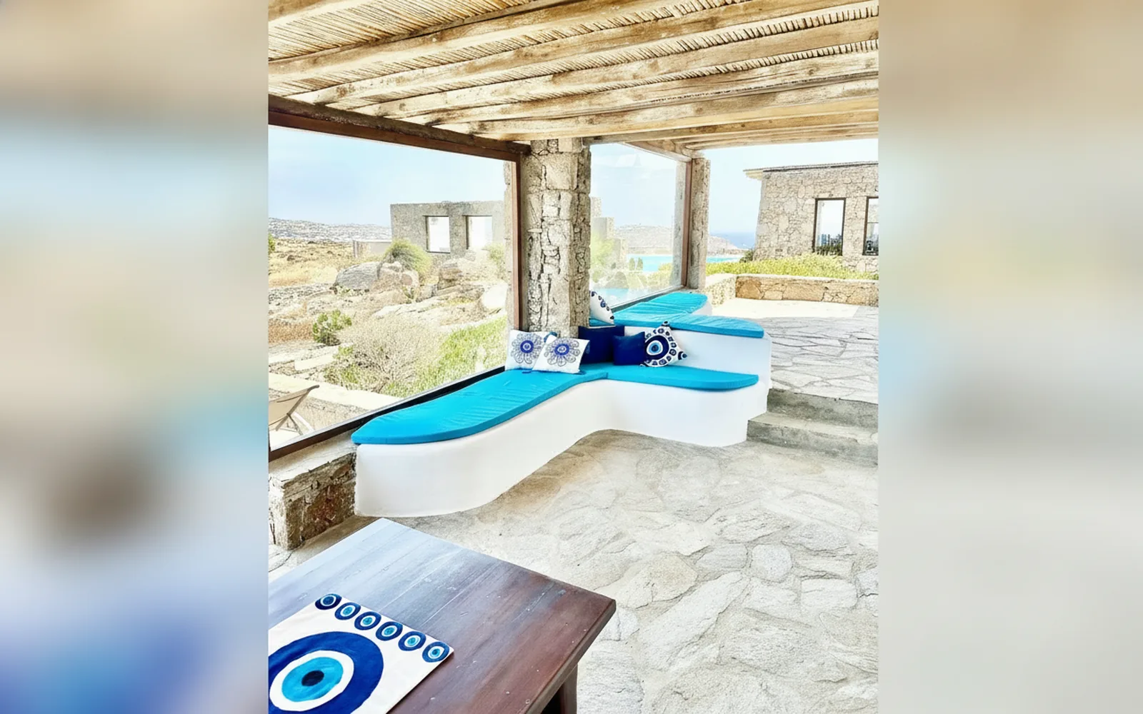 Esterni di Villa Ruffi Mykonos, Grecia (foto 41)