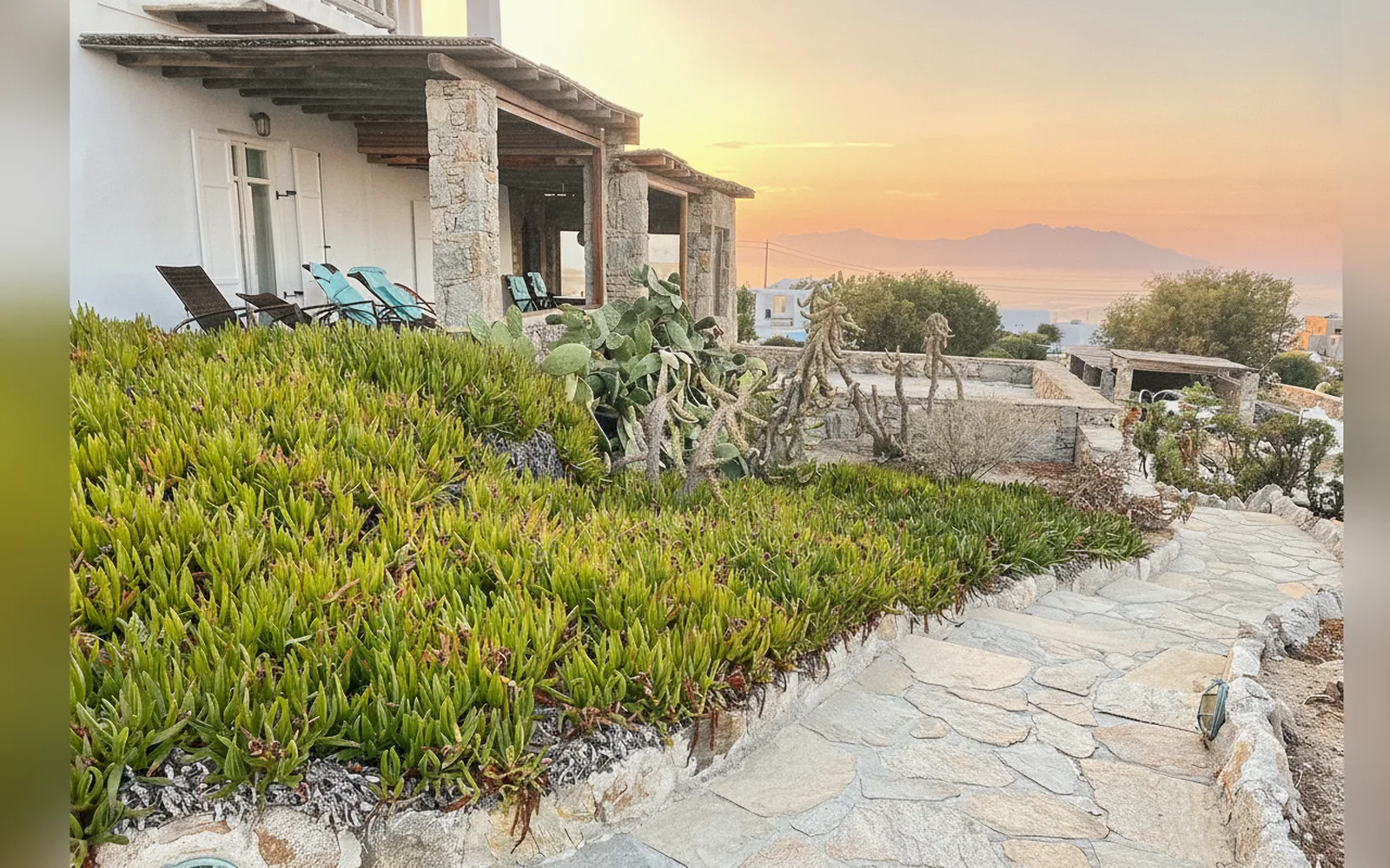 Esterni di Villa Ruffi Mykonos, Grecia (foto 43)