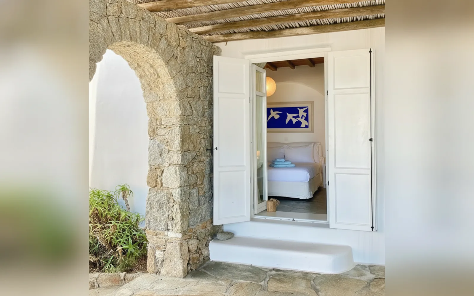 Esterni di Villa Ruffi Mykonos, Grecia (foto 48)