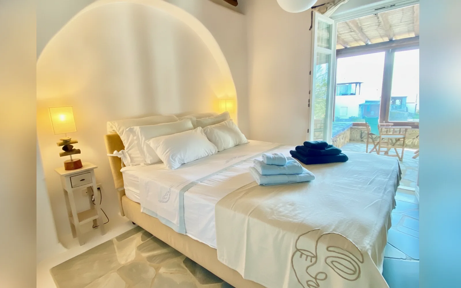 Esterni di Villa Ruffi Mykonos, Grecia (foto 62)