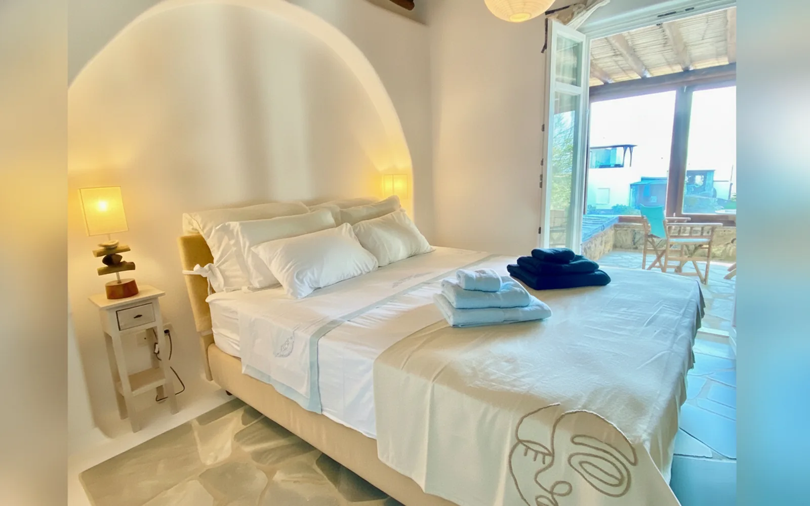 Esterni di Villa Ruffi Mykonos, Grecia (foto 65)