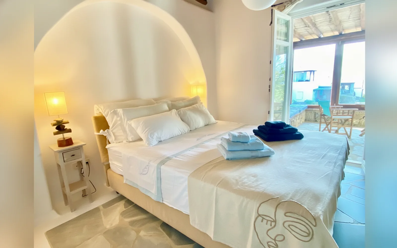 Esterni di Villa Ruffi Mykonos, Grecia (foto 67)