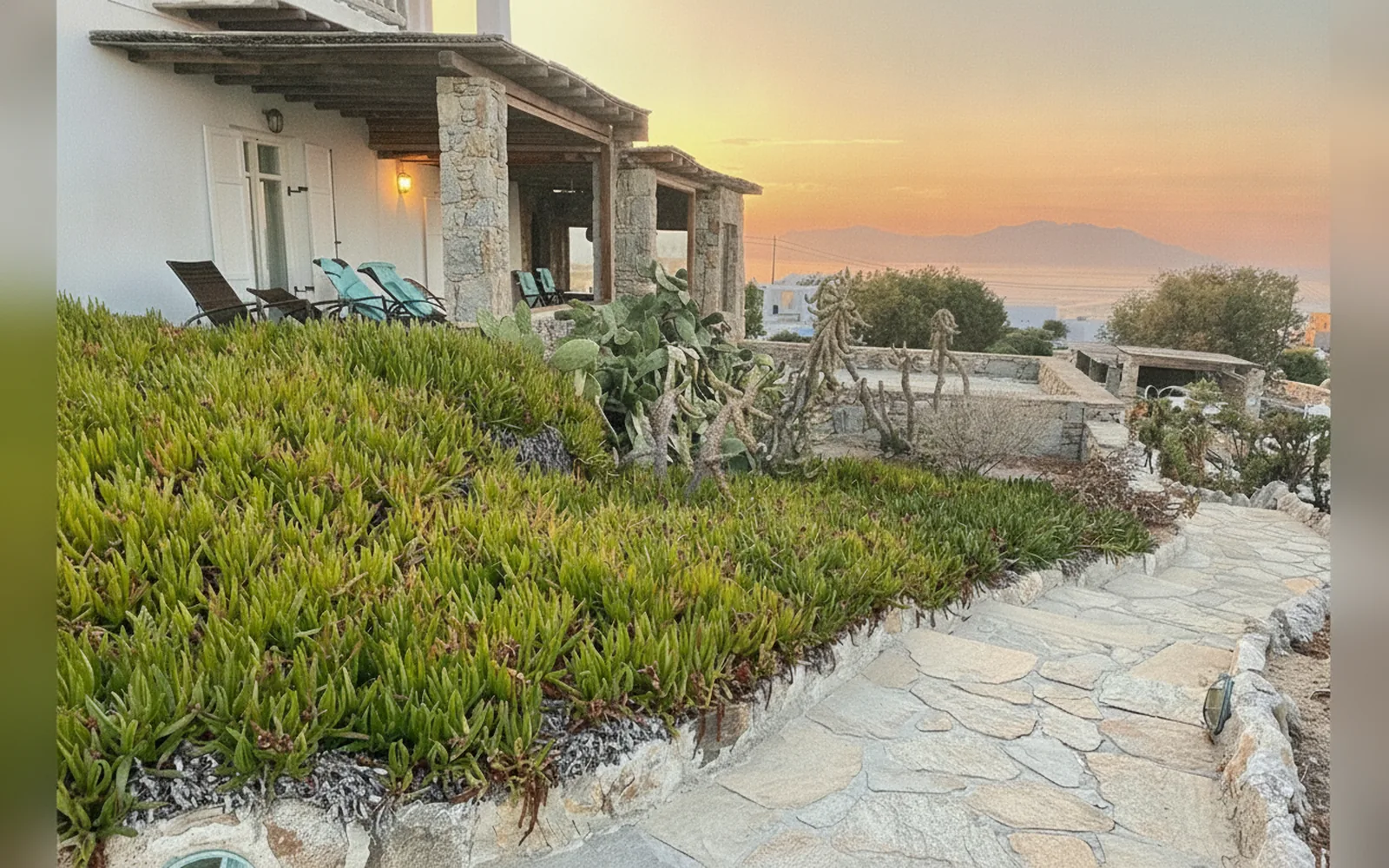 Esterni di Villa Ruffi Mykonos, Grecia (foto 9)
