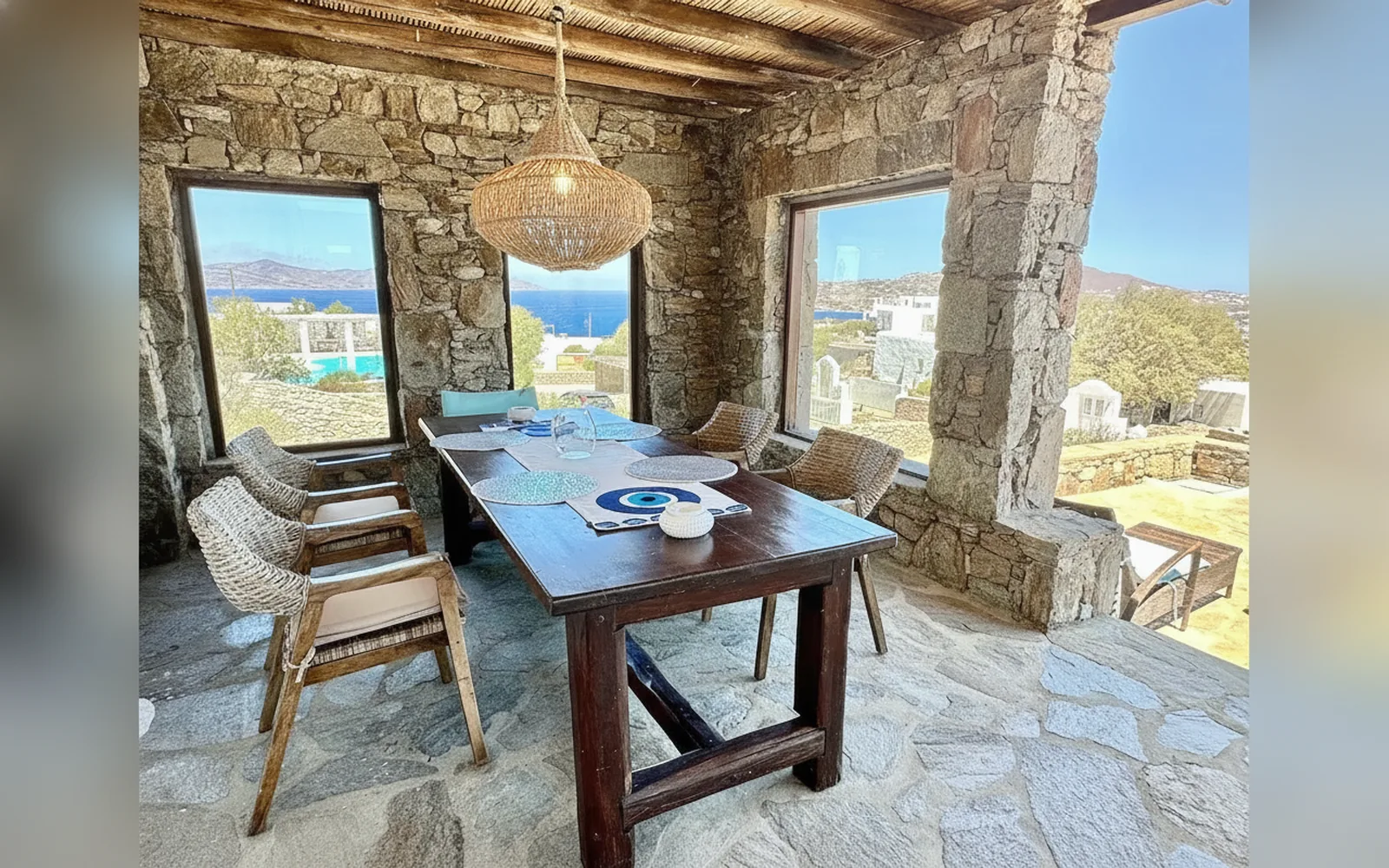 Camera con bagno privato — Villa Ruffi Mykonos, Grecia (foto 95)